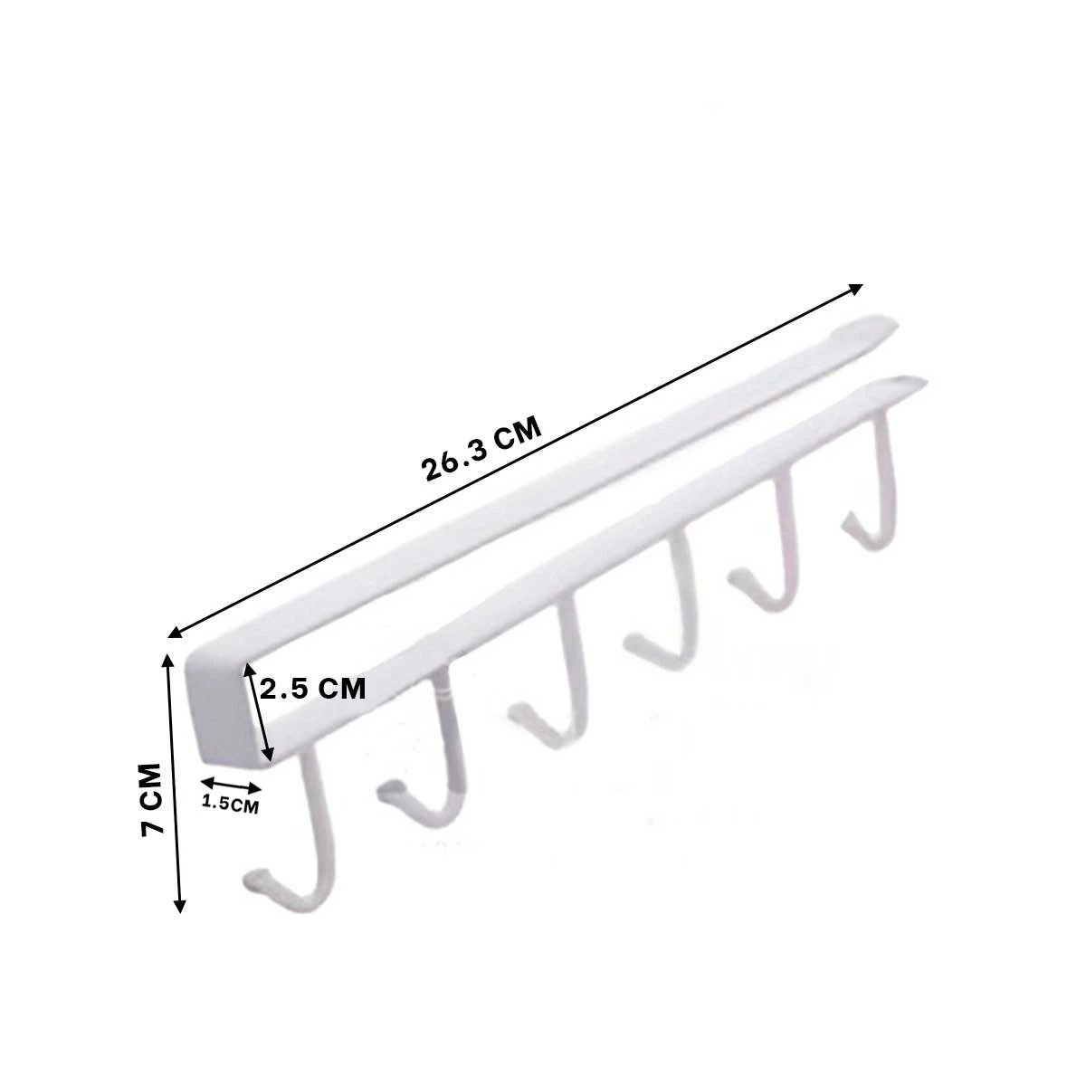PACK4 MUEBLE AUXILIAR 6X1 COLOR BLANCO CON REJILLA DE SEGURIDAD DE MUCHA CARGA Y+REGALO STICKER - 4
