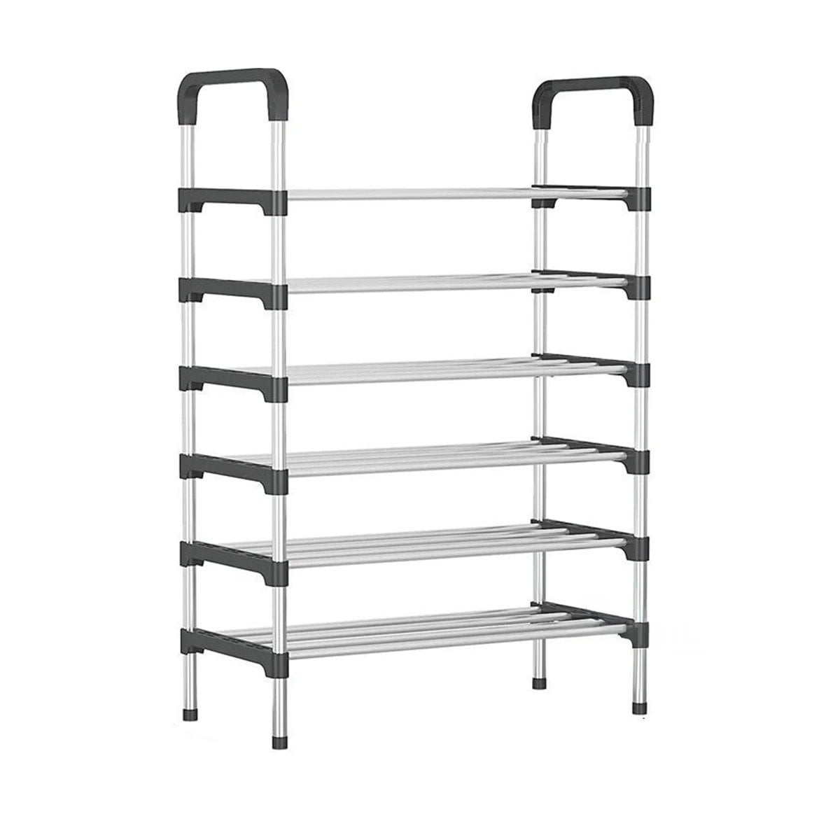 ARTÍCULO MULTI NIVEL DE TELA PARA MANTENER ZAPATOS EN DORMITORIO NEGRO Y+PAPEL REGALO - 1
