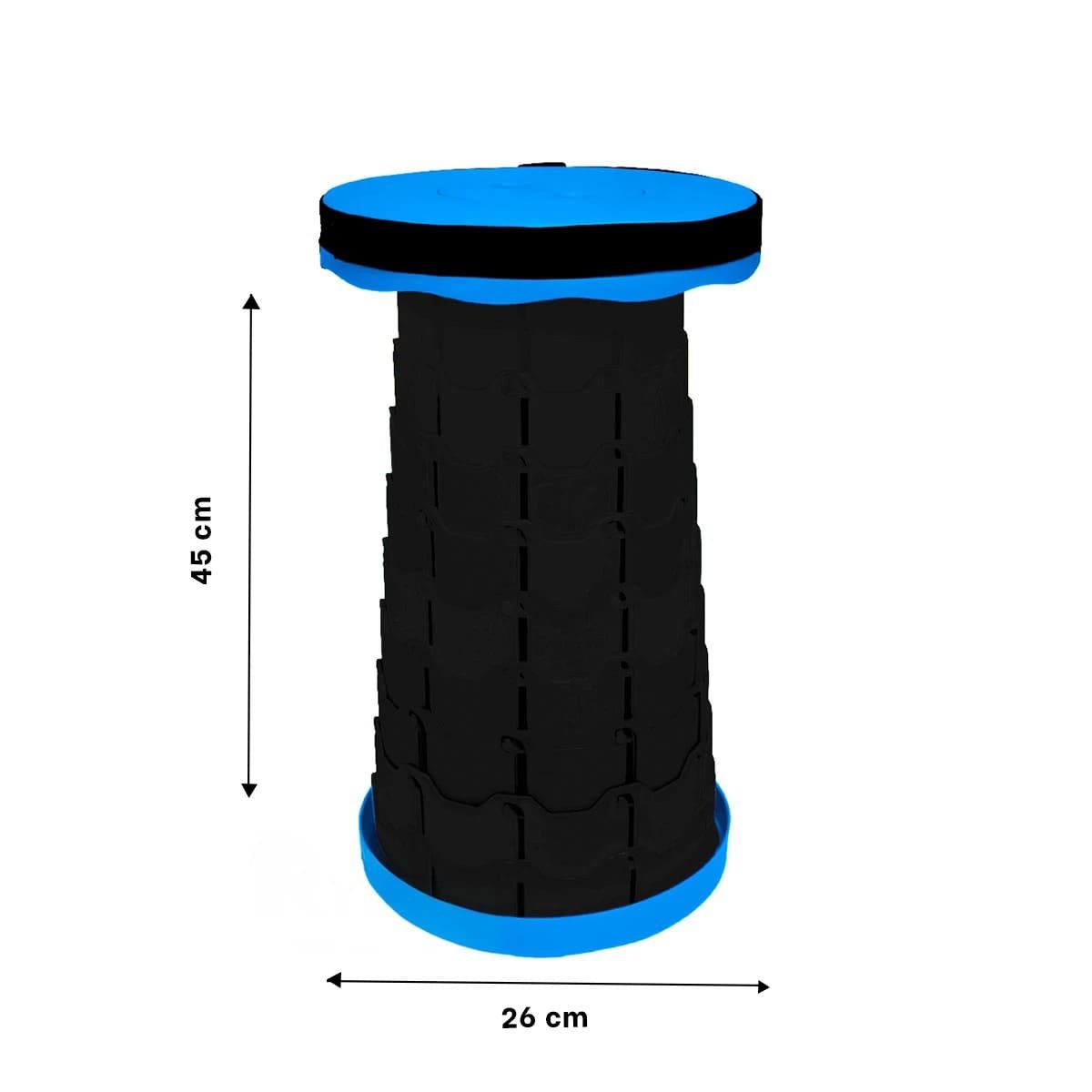 PACK4 BANCO DURABLE CON SEGURO Y PORTABILIDAD PARA REUNIONES Y PICNIC AZUL Y+PAPEL REGALO - 4