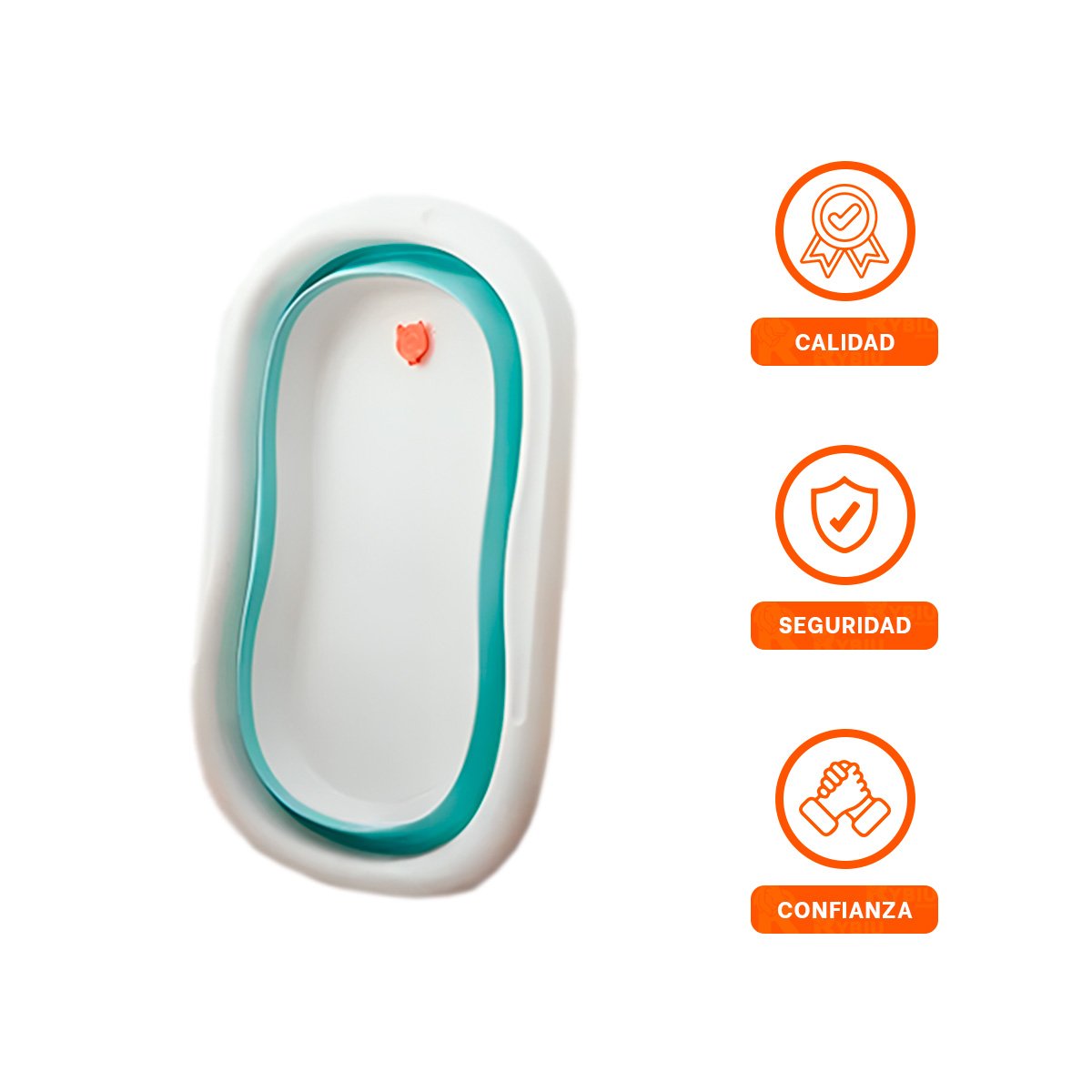 PACK6 CUBO PLEGABLE PARA BEBE VERSATIL, RESISTENTE Y FUNCIONAL VERDE Y+REGALO STICKER - 2
