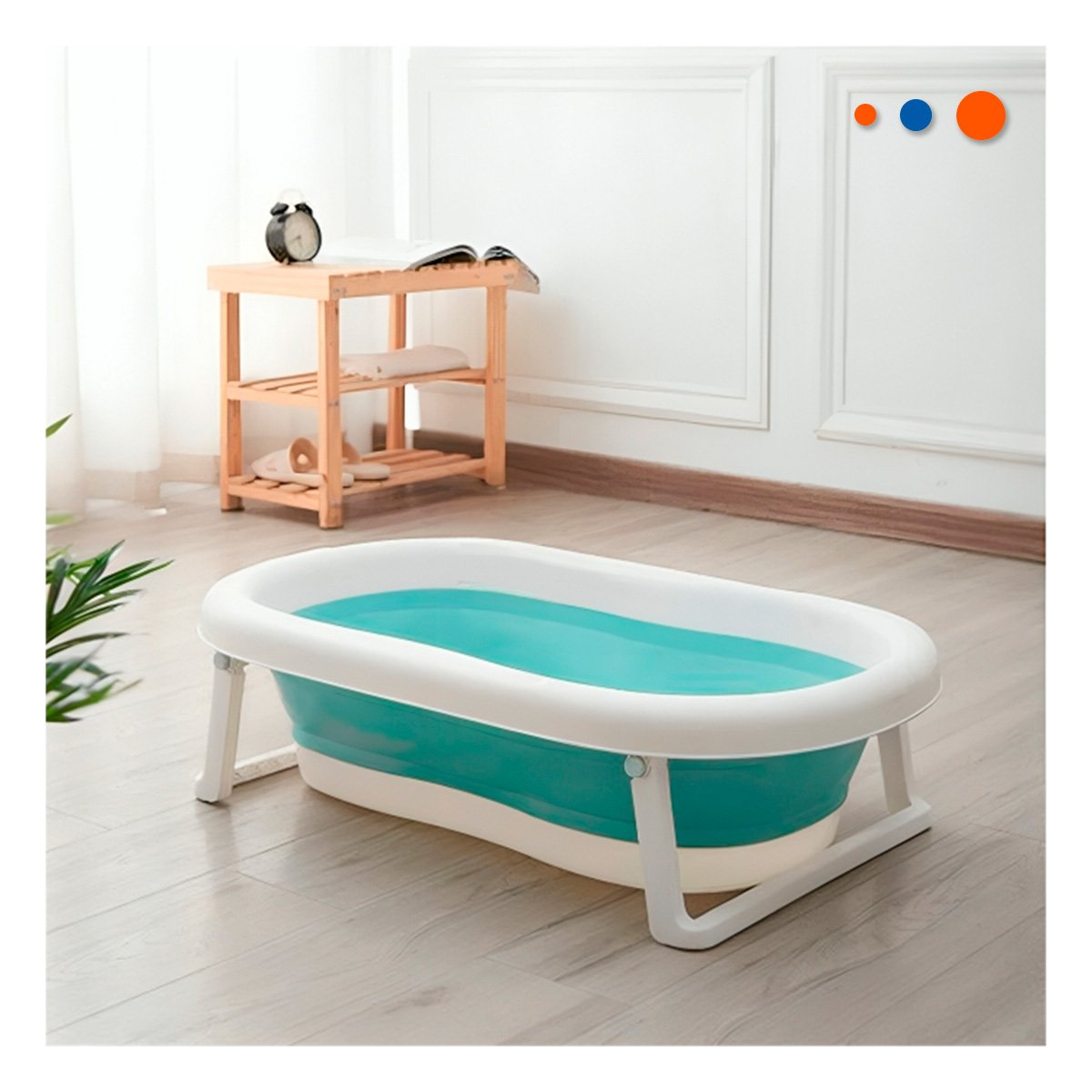 PACK6 CUBO PLEGABLE PARA BEBE VERSATIL, RESISTENTE Y FUNCIONAL VERDE Y+REGALO STICKER - 5