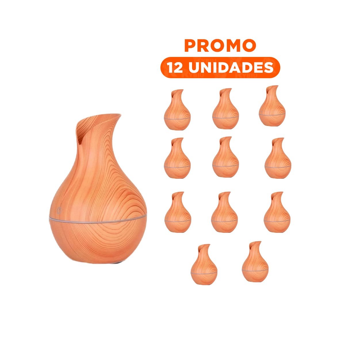 PACK12 PIEZA DE AROMAS EN MADERA CLARO PARA CASA Y BIENESTAR Y+REGALO STICKER - 1
