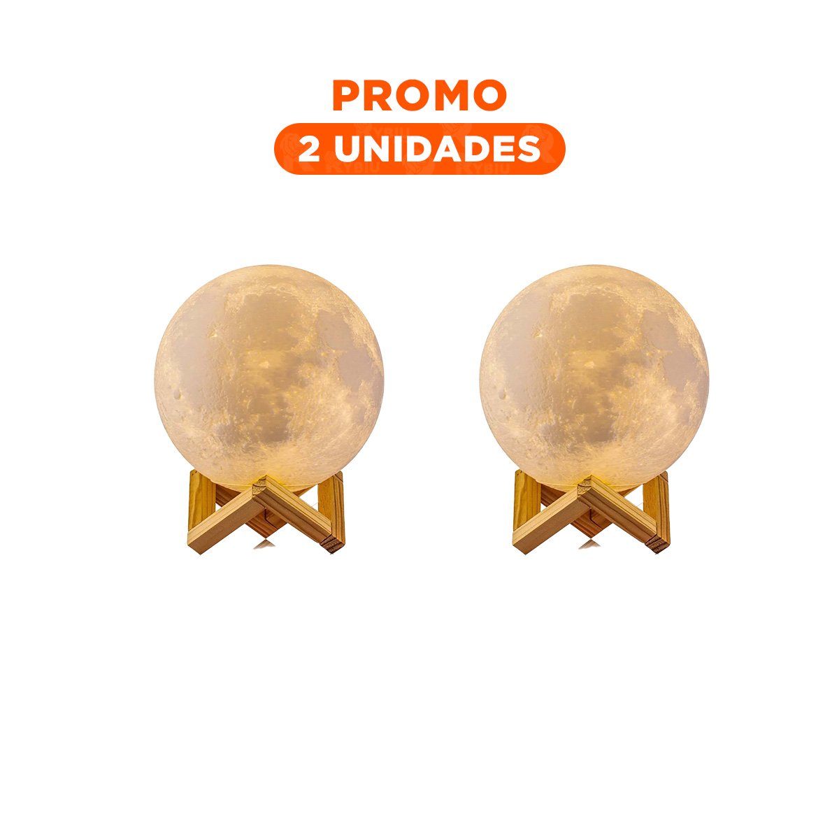 PACK2 MESA HUMIDIFICANTE CON LAMPARA LUNAR PARA DECORACION INTERIOR - 1