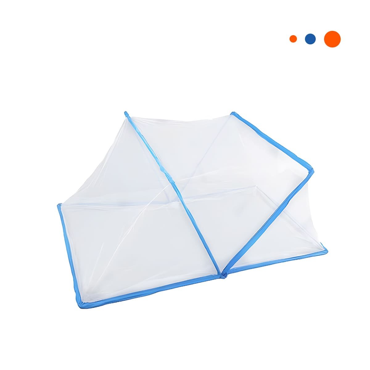 PACK4 MALLA PLEGABLE 130X190CM COMODA Y RESISTENTE Y FACIL DE GUARDAR CELESTE Y+PAPEL REGALO - 3