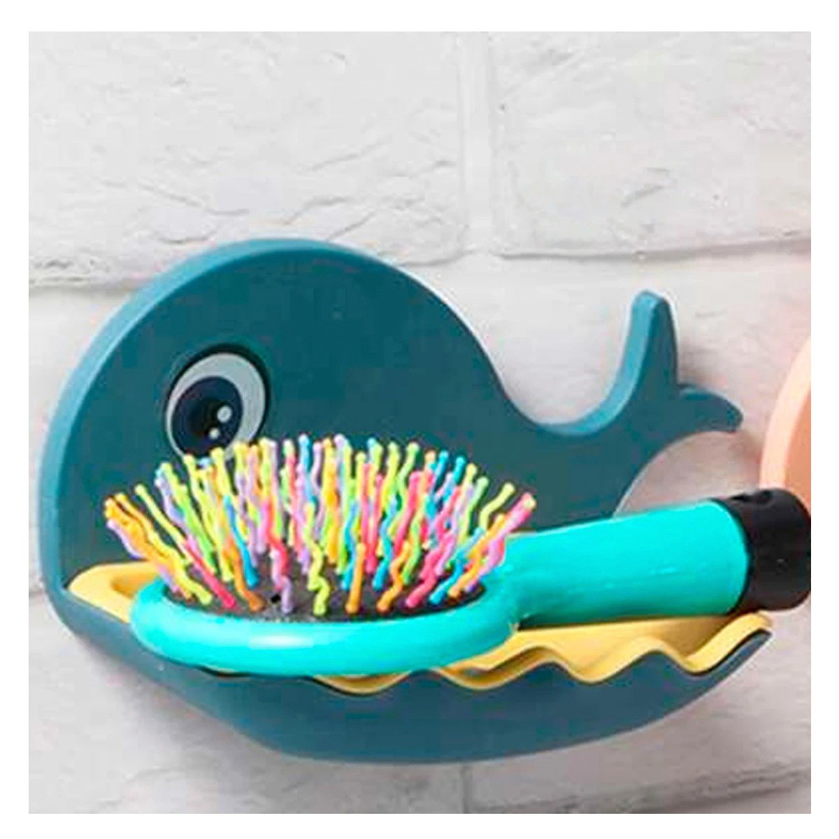 PACK6 CONTENEDOR BALLENA PORTA JABON DISENO INFANTIL DECORATIVO HOGAR AZUL - 3