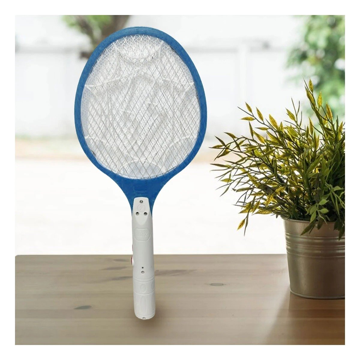 PACK2 INSTRUMENTO MOSQUITERA PORTATIL Y LIGERO PARA CASA PATIO Y JARDIN AZUL Y+PAPEL REGALO - 5