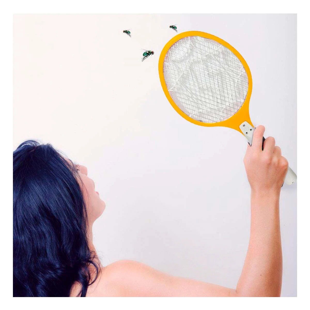 PACK12 ESTRUCTURA MOSQUITERA MANUAL CON FUNCION SEGURA ANARANJADO Y+REGALO STICKER - 5