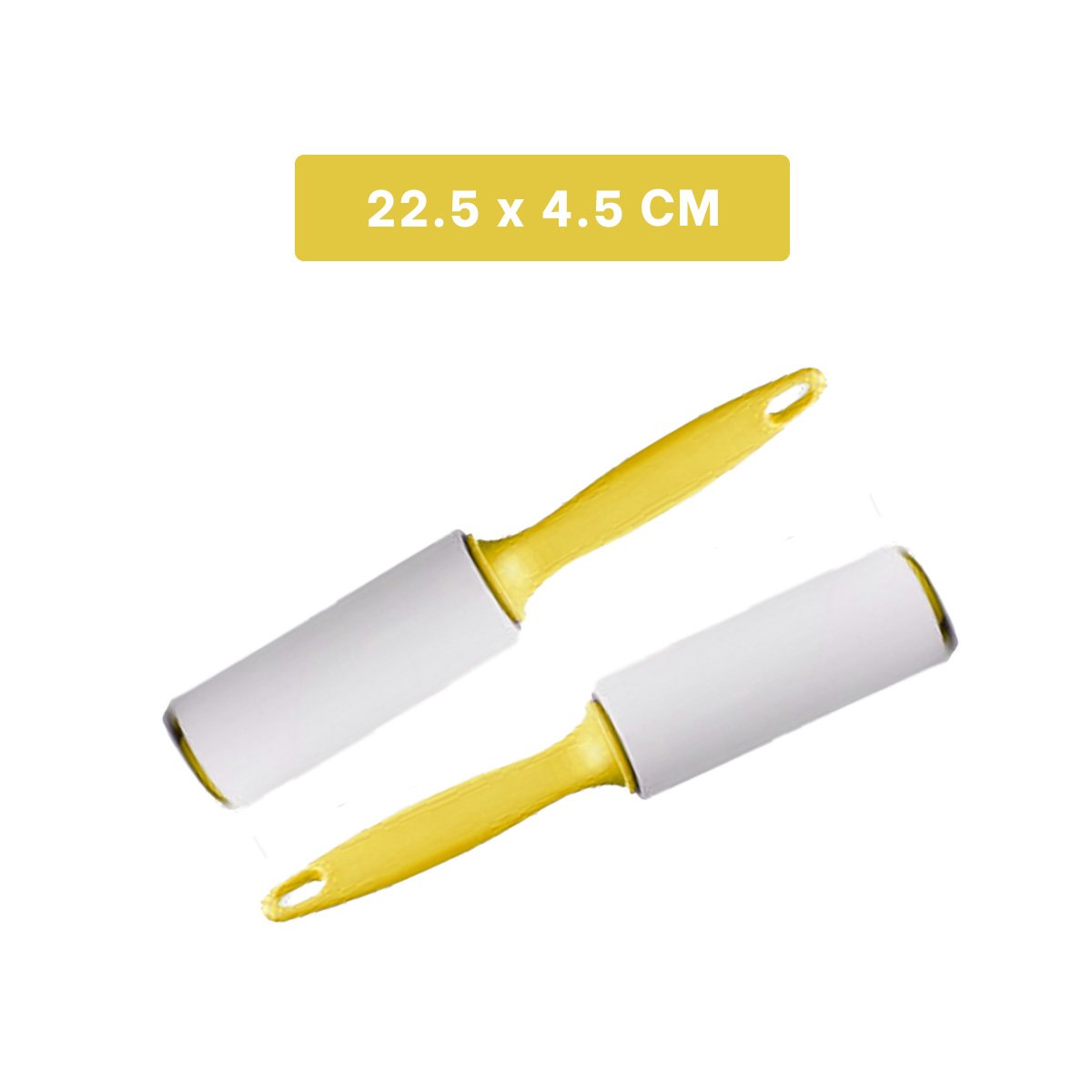 PACK6 SISTEMA QUITA PELUSA EN RODILLO PRACTICO PARA LIMPIEZA AMARILLO EXTRA Y+PAPEL REGALO - 4