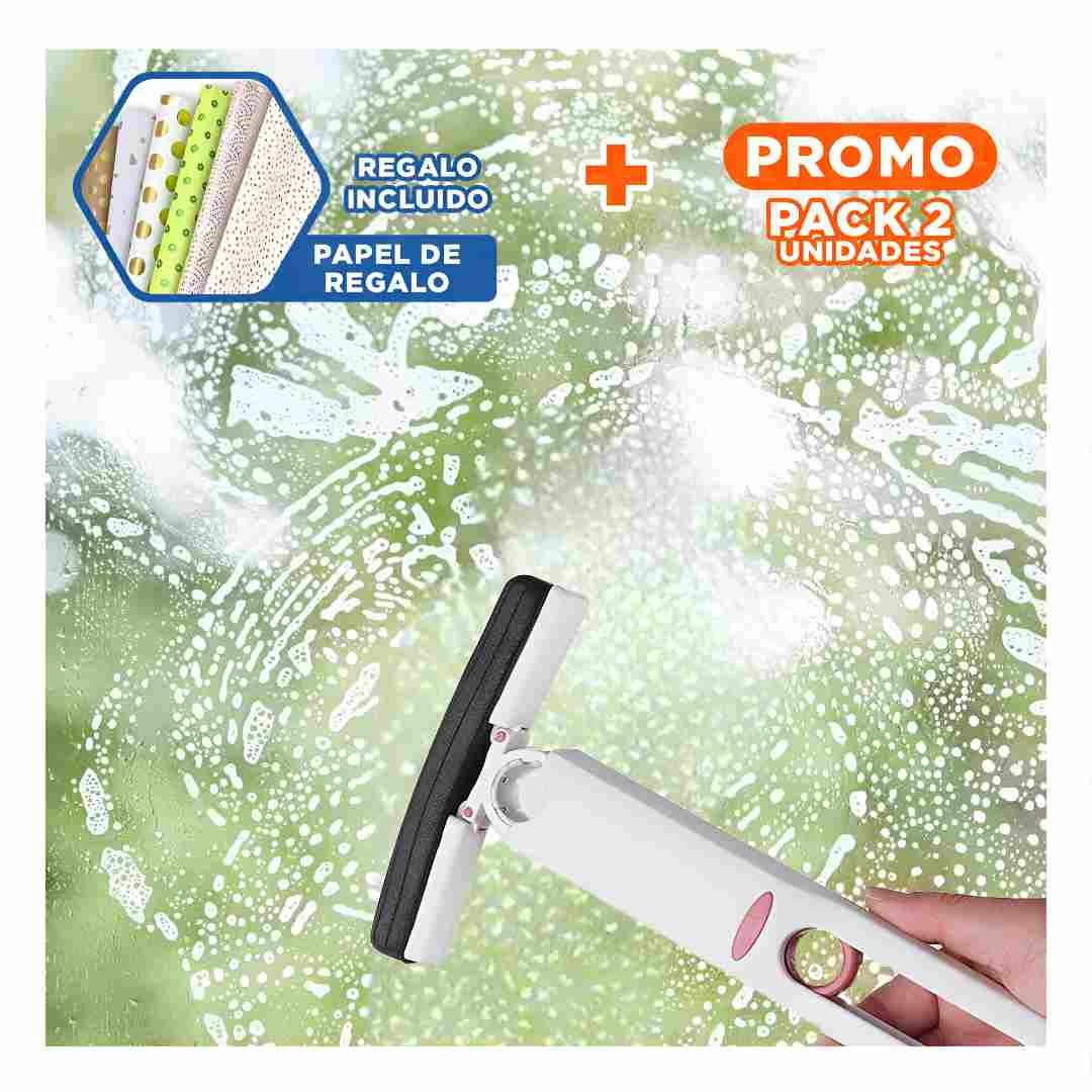 PACK2 UTENSILIO PORTATIL CON 3 CABEZALES DE ALGODON FACIL MANEJO BLANCO Y+PAPEL REGALO - 1