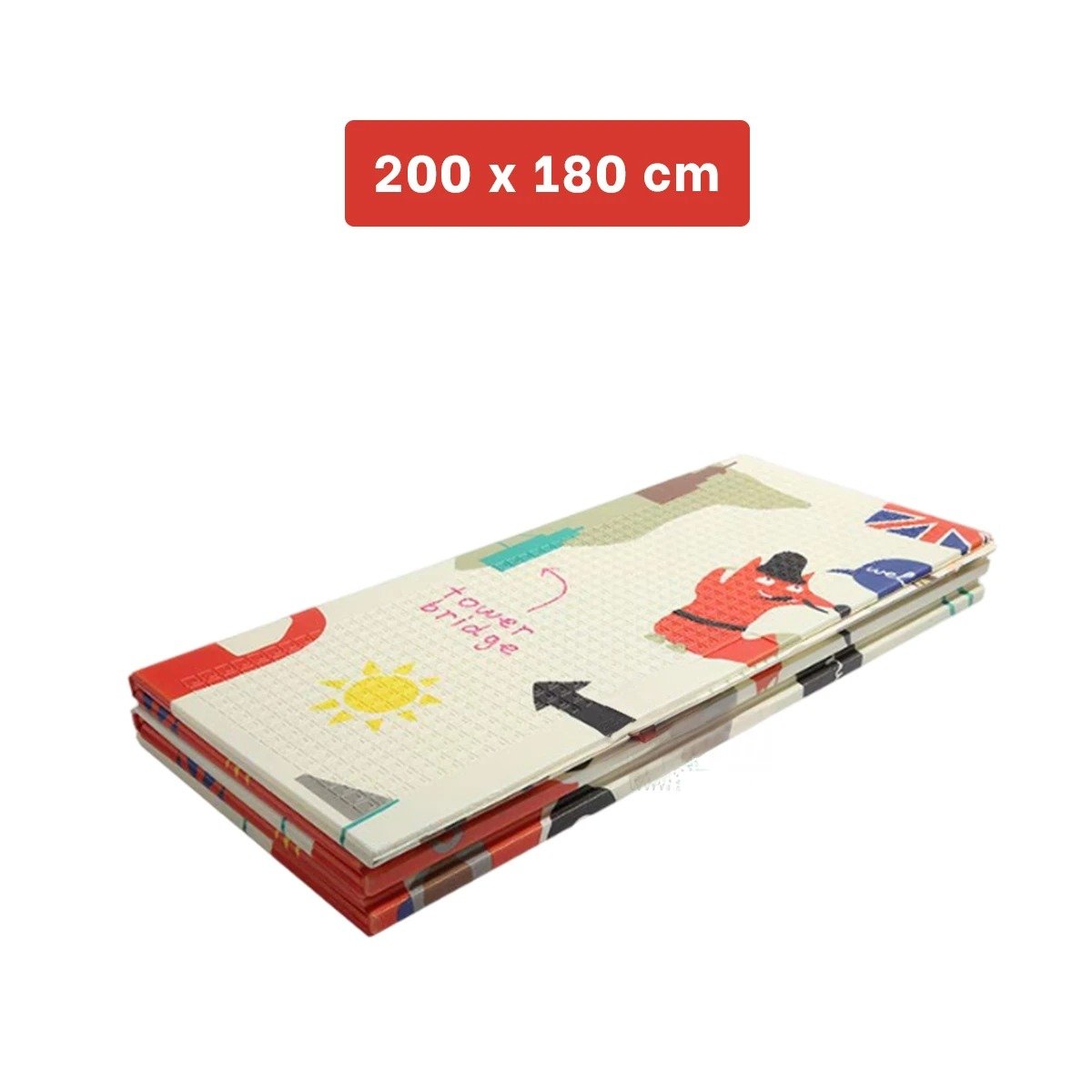 PACK2 TAPETE INFANTIL DE DECORACION HOGAR PARA CASA SALA DORMITORIO SUAVE Y+PAPEL REGALO - 4