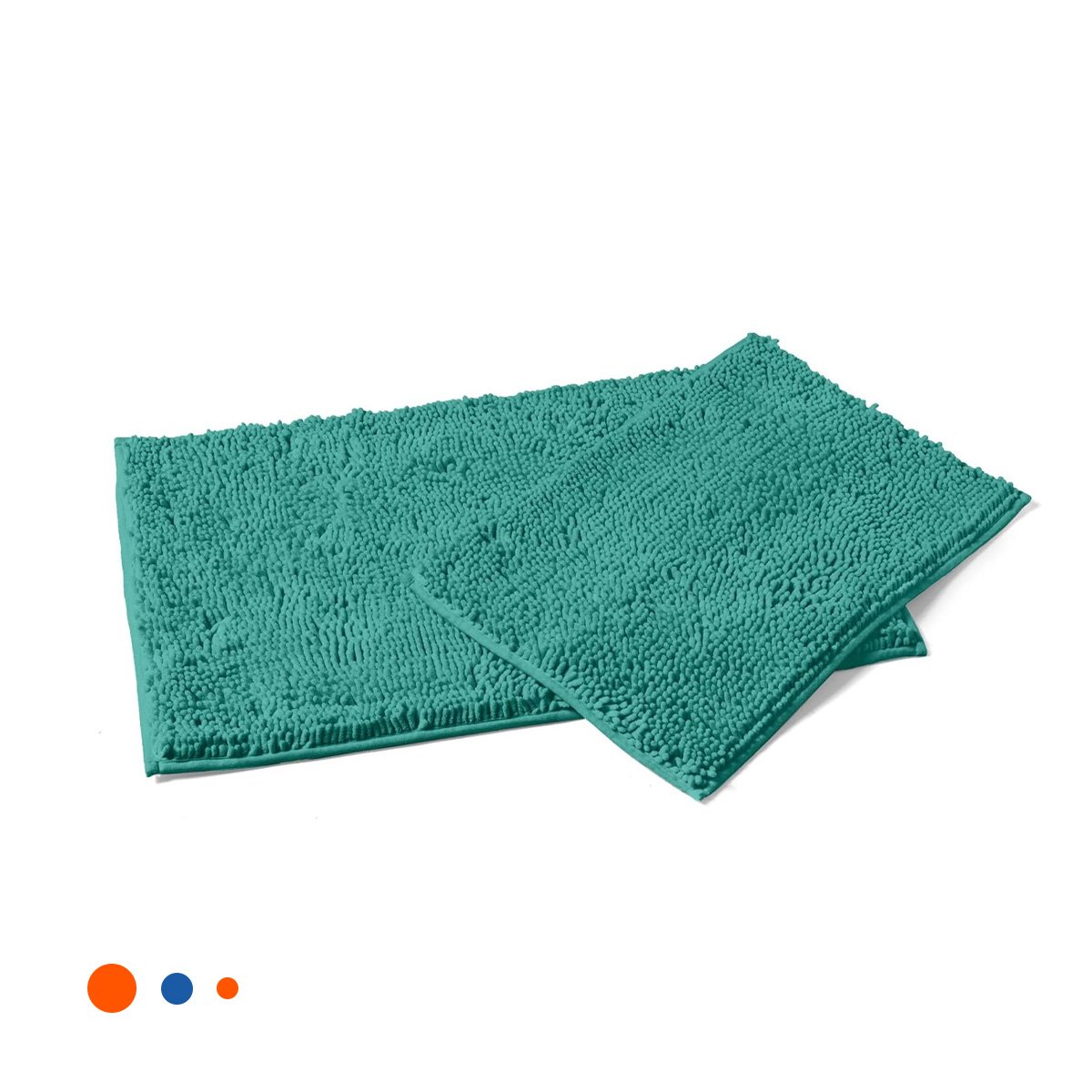 PACK6 TAPIZ RECTANGULAR MICROFIBRA 40X60CM VERDE AGUA PARA CASA USO DIARIO Y+REGALO STICKER - 2