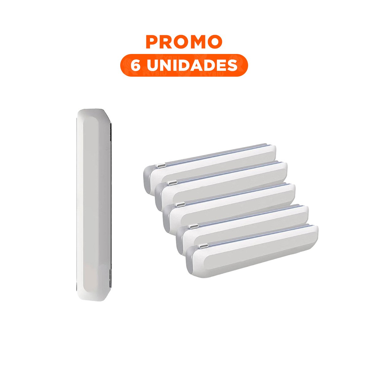 PACK6 ARTICULO DISPENSADOR PARA FILM Y PAPEL ALUMINIO MANEJO COMODO - 1