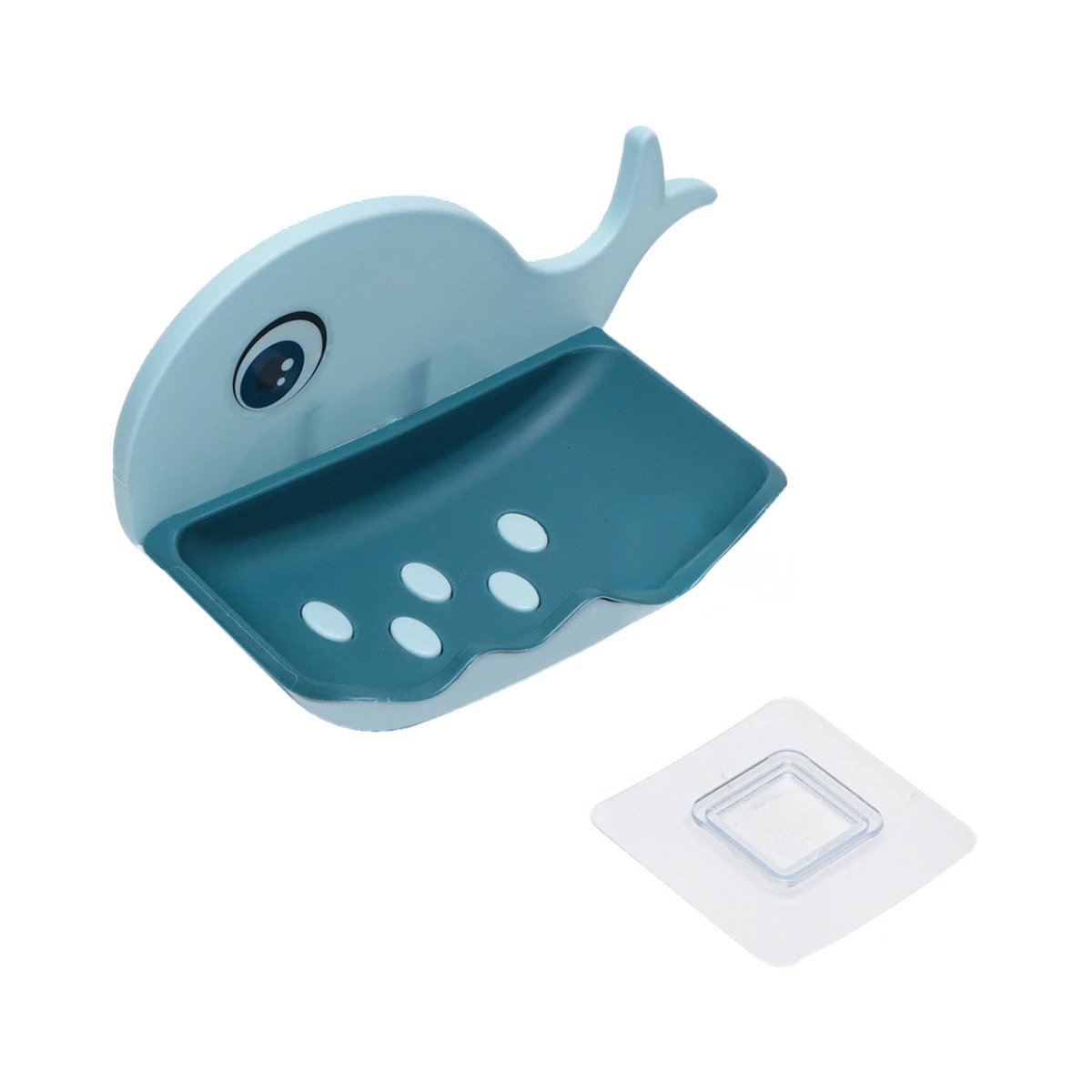 PACK4 BASE JABON DECORATIVA BALLENA CELESTE PARA CASA ESTILO ACTUAL Y+PAPEL REGALO - 3
