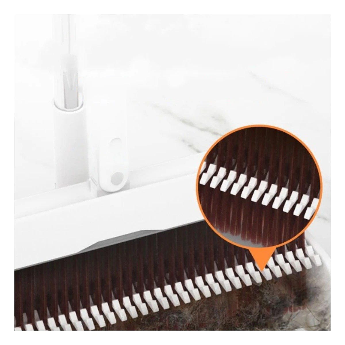 PACK4 SOPORTE MAGICO CON RECOGEDOR PARA LIMPIEZA ORDENADA DE CASA BLANCO LIVIANO - 5