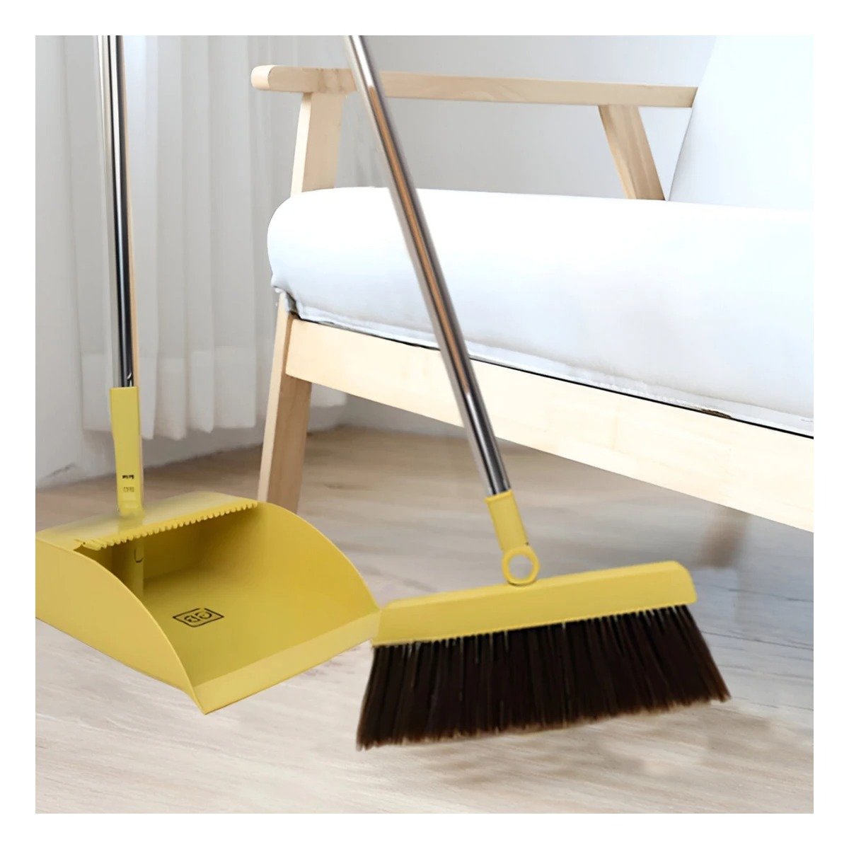 PACK2 UTENSILIO DE LIMPIEZA CON ESCOBA Y RECOGEDOR FACIL DE MANEJAR - 3