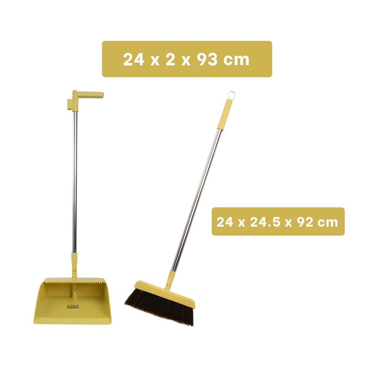 PACK12 IMPLEMENTO DE HOGAR CON ESCOBA Y RECOGEDOR MULTI USO PARA COCINA Y+PAPEL REGALO - 4