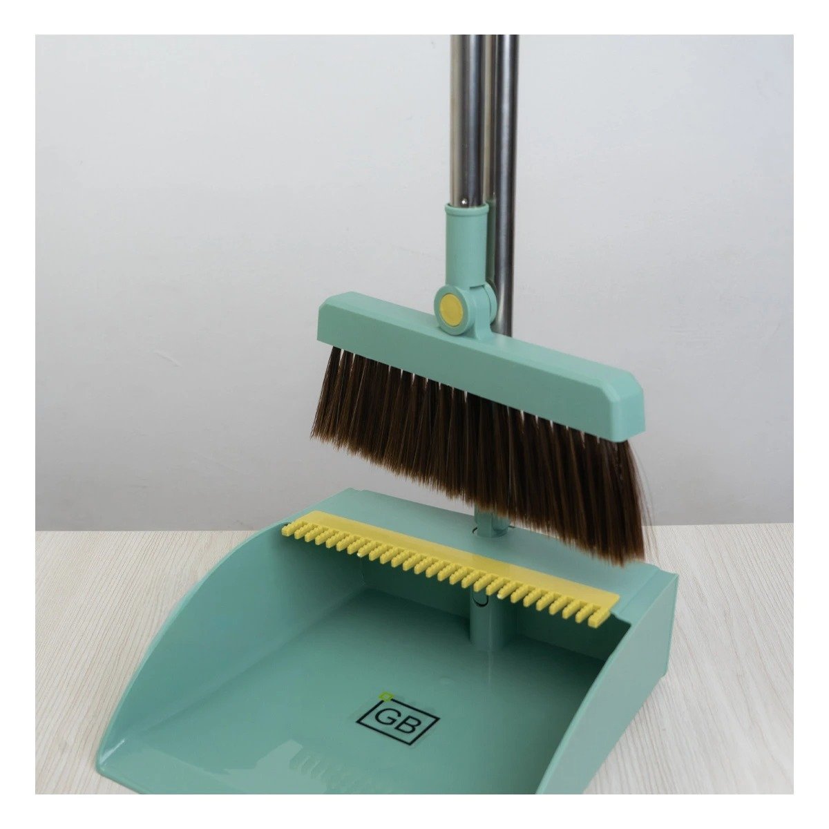 PACK12 EQUIPO DOMESTICO CON RECOGEDOR VERDE PARA LIMPIEZA DEL HOGAR Y+REGALO STICKER - 5