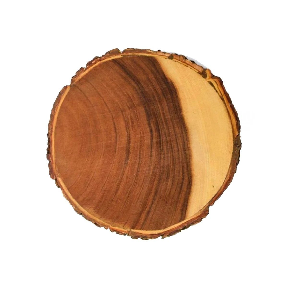 PACK2 PLATAFORMA CIRCULAR DE MADERA NATURAL PARA DECORACION DE CASA Y COMEDOR Y+REGALO STICKER - 2