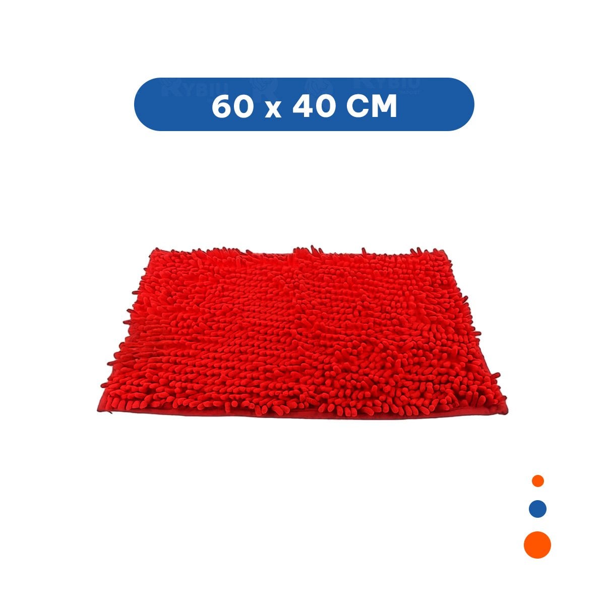 PACK4 COBIJA DECORATIVA MICROFIBRA 40X60CM ROJO MATERIAL RESISTENTE Y LIGERO Y+REGALO STICKER - 4