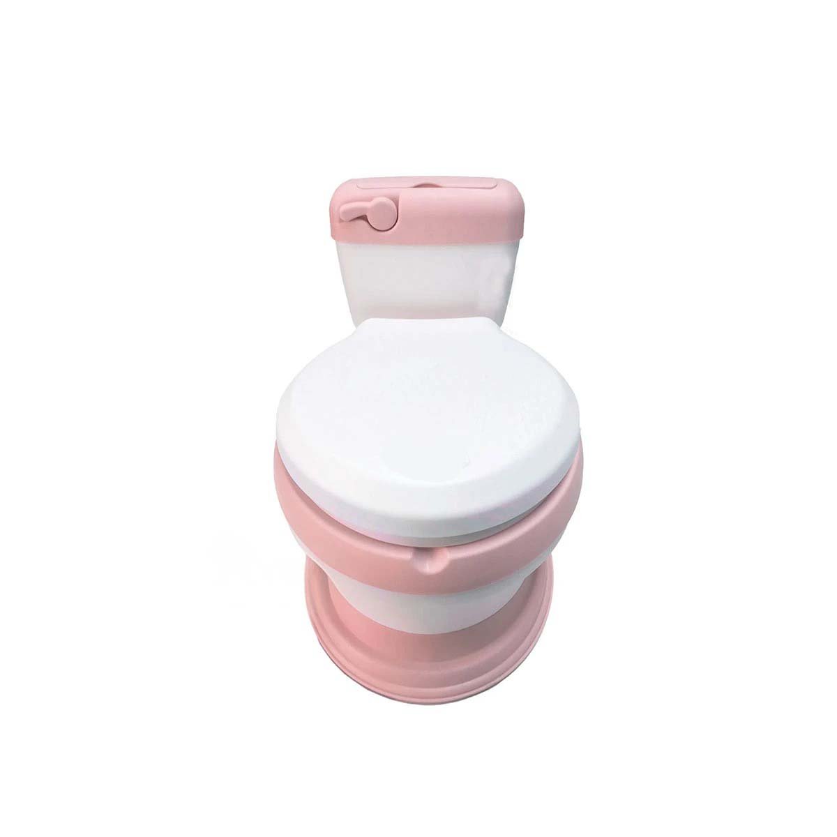 PACK2 MODELO SANITARIO INFANTIL ROSADO PARA CASA CON USO SIMPLE Y COMODO Y+REGALO STICKER - 2