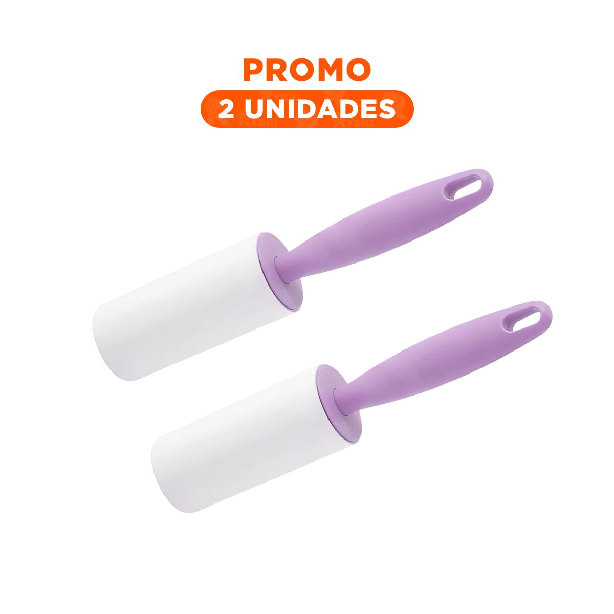 PACK2 HERRAMIENTA QUITA PELUSA EN RODILLO MANUAL PARA PRENDAS LILA MAX - 1