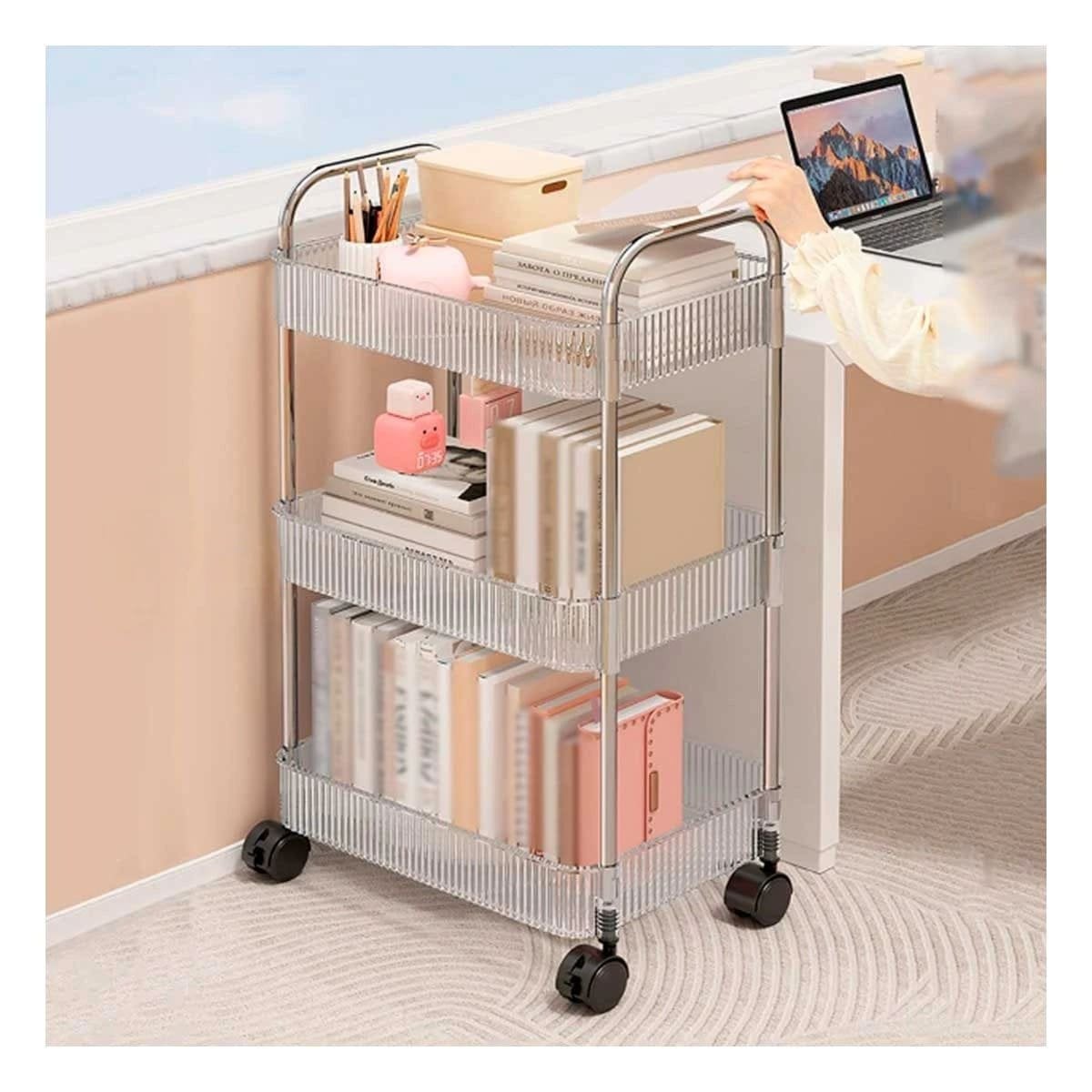 PACK2 CONTENEDOR PRÁCTICO DE ACRILICO PARA DORMITORIO Y SALA Y+PAPEL REGALO - 5