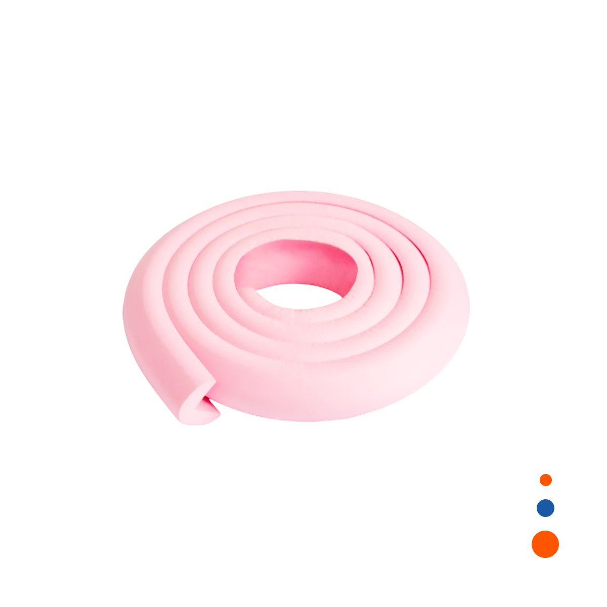 PACK2 COBERTURA ESQUINA DE ESPUMA RESISTENTE PARA BORDES DE MUEBLES ROSA Y+REGALO STICKER - 2