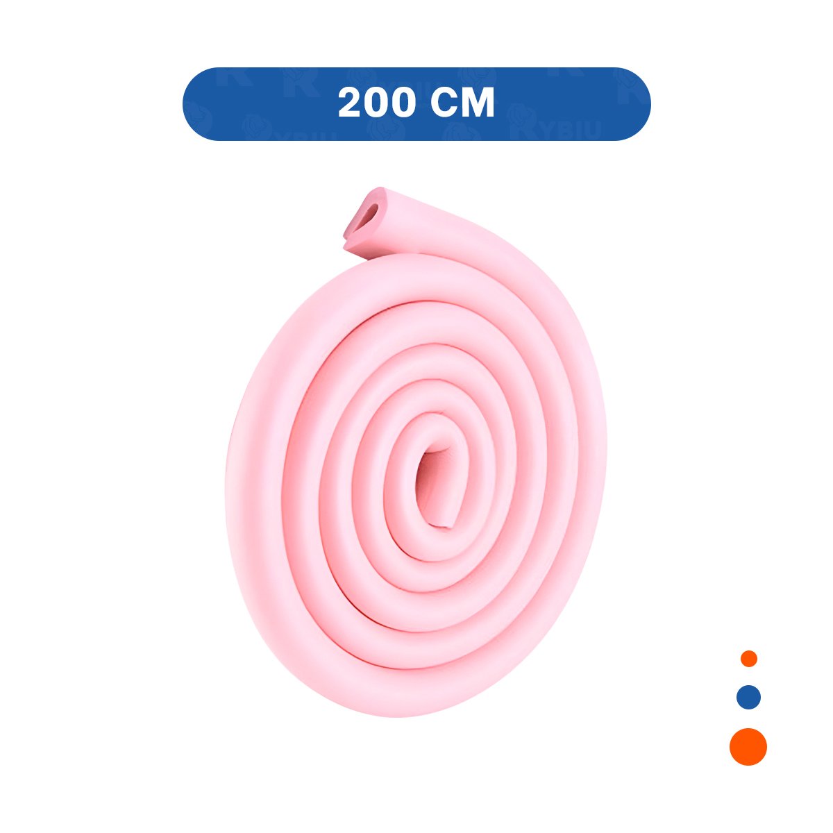 PACK2 COBERTURA ESQUINA DE ESPUMA RESISTENTE PARA BORDES DE MUEBLES ROSA Y+REGALO STICKER - 4