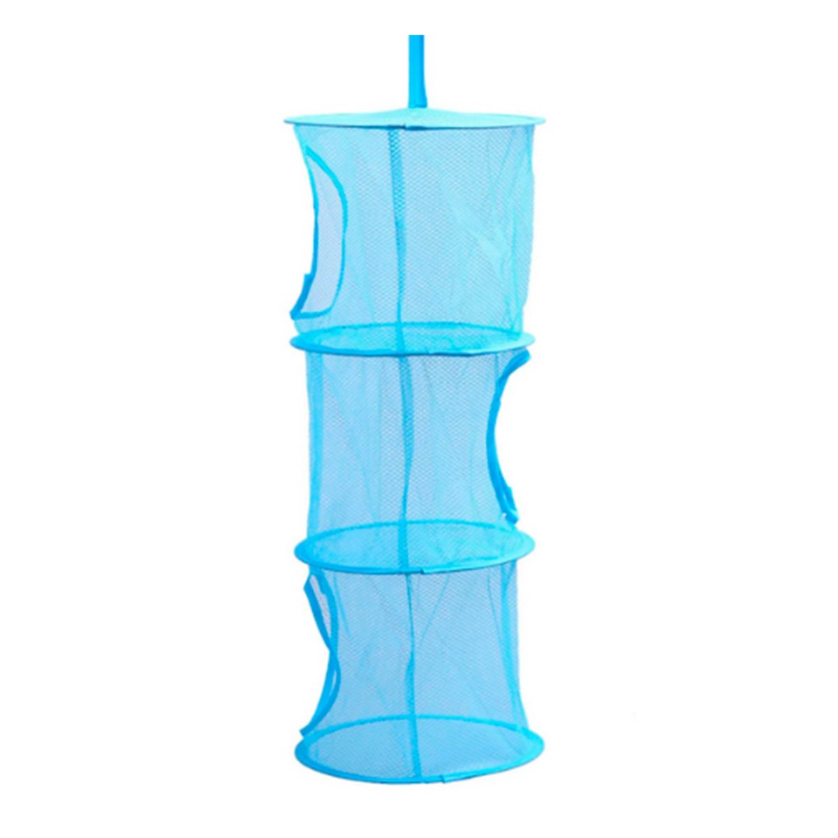 PACK2 SISTEMA COLGANTE TIPO RED 3 NIVELES CELESTE MODERNO PARA ORGANIZAR Y+REGALO STICKER - 2