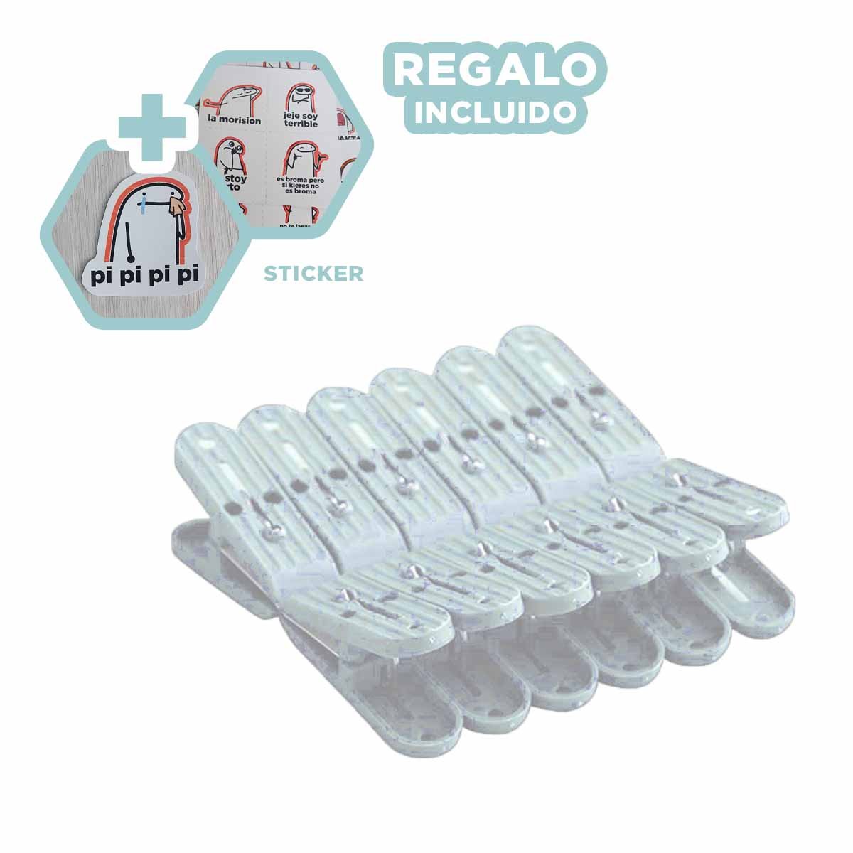 CONTENEDOR VERSATIL VERDE CLARO REDONDO PARA GANCHOS FACIL DE COLOCAR Y+REGALO STICKER - 1
