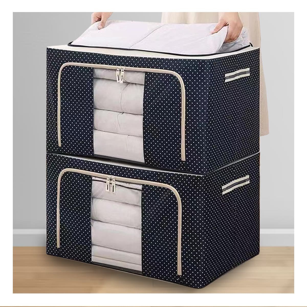 PACK2 CAJA FUNCIONAL DE ORDEN PLEGABLE PARA USO DIARIO EN HOGAR - 3