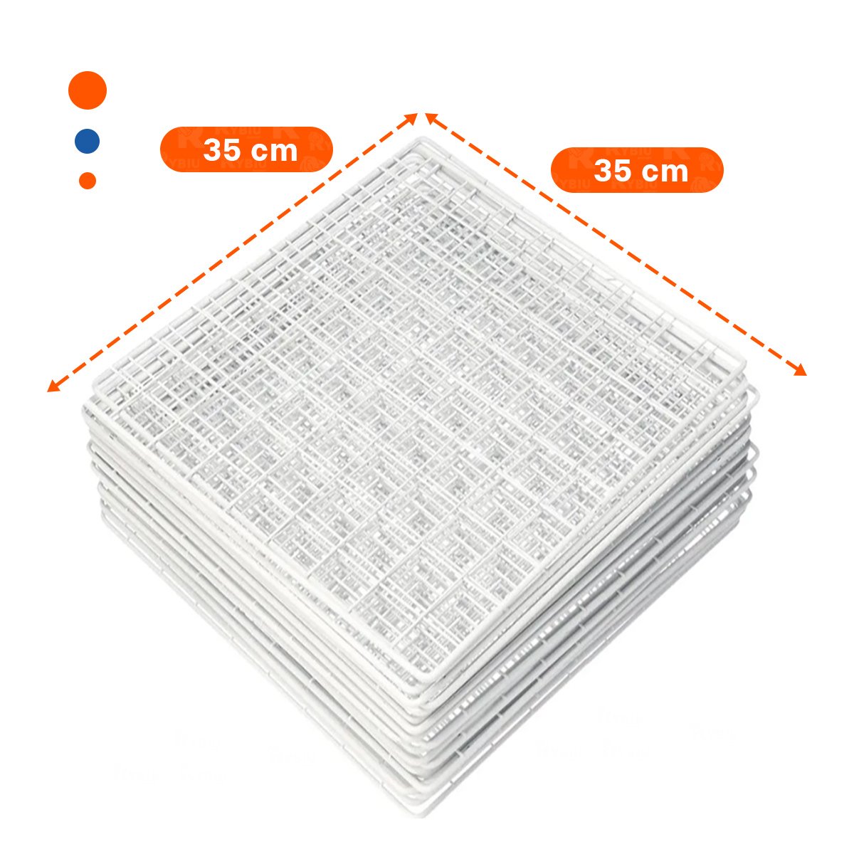 PACK2 ORGANIZADOR DE ALMACENAMIENTO CON REJILLAS 16PZS Y ACABADO BLANCO Y+PAPEL REGALO - 4