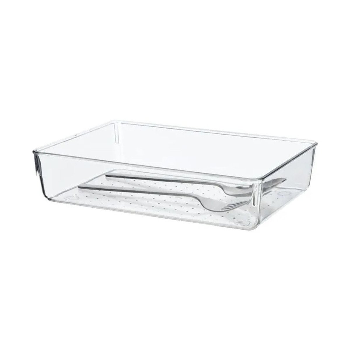 PACK2 CAJA TRANSPARENTE ACRILICA RECTANGULAR PARA COCINA Y CASA Y+REGALO STICKER - 2
