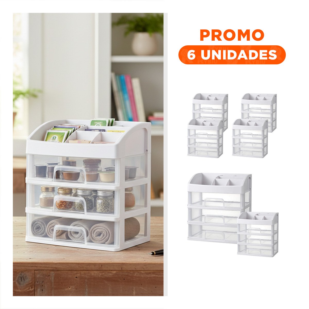 PACK6 ESTRUCTURA FUNCIONAL PARA AREA DE ESTUDIO BLANCA - 1