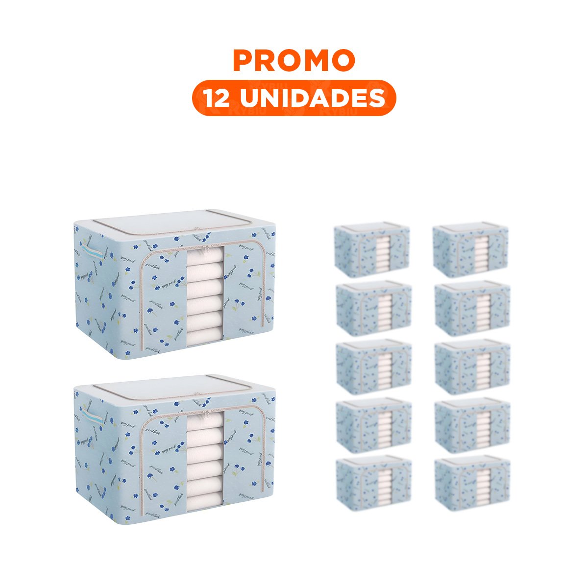 PACK12 MODULO PARA CASA PLEGABLE CON CEREZAS PARA GUARDADO ORDENADO Y+REGALO STICKER - 1
