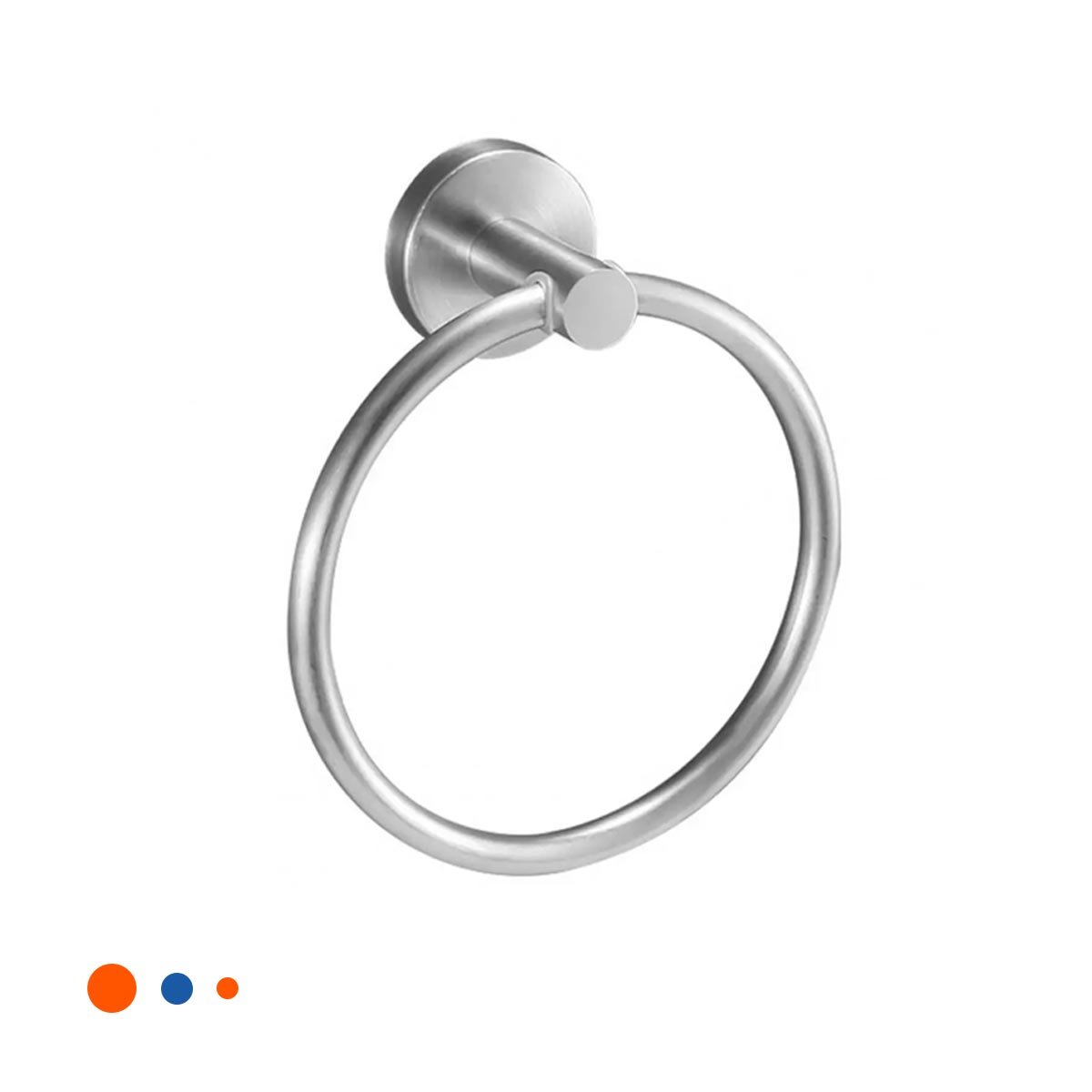 ANILLO COLGADOR DE TOALLAS DE PARED COMODO Y PRACTICO DORADO YPAPEL REGALO - 1