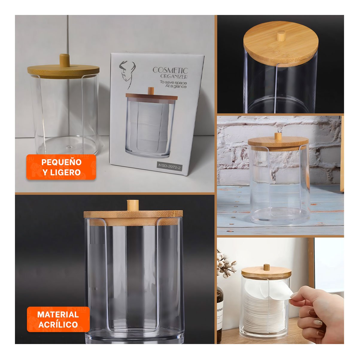 PACK4 HERRAMIENTA DE HOGAR 7X11 CM TRANSPARENTE CON BASE DE SEGURIDAD REAL Y+REGALO STICKER - 2