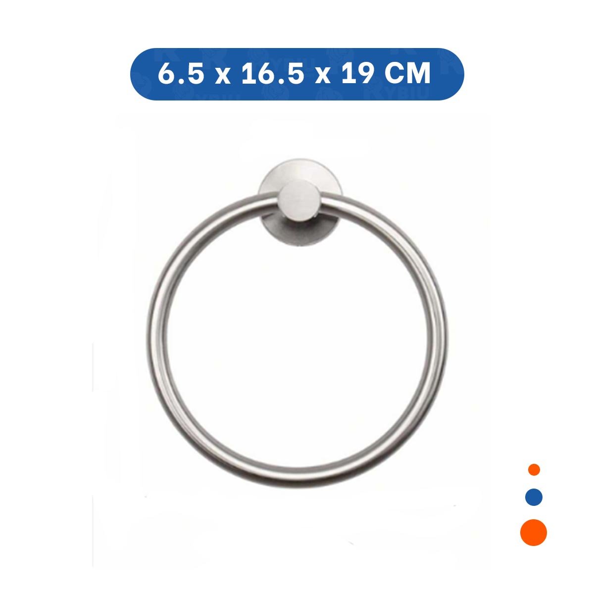 COLGADOR DE TOALLAS DE PARED TIPO ANILLO PRACTICO Y FUNCIONAL Y+LIGAS REGALO - 4