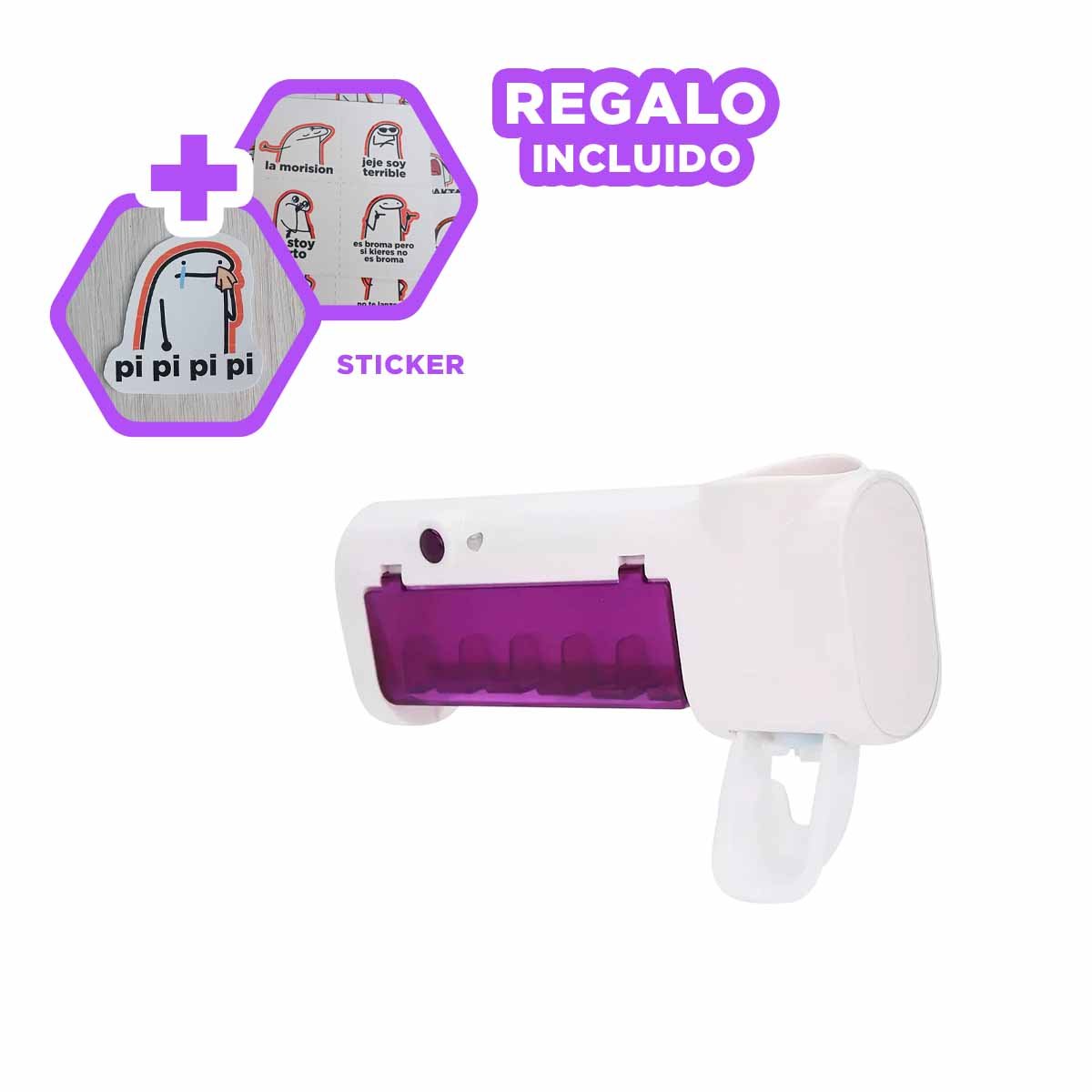 PURIFICADOR UV PARA CEPILLOS DE USO DIARIO EN EL BANO Y+REGALO STICKER - 1