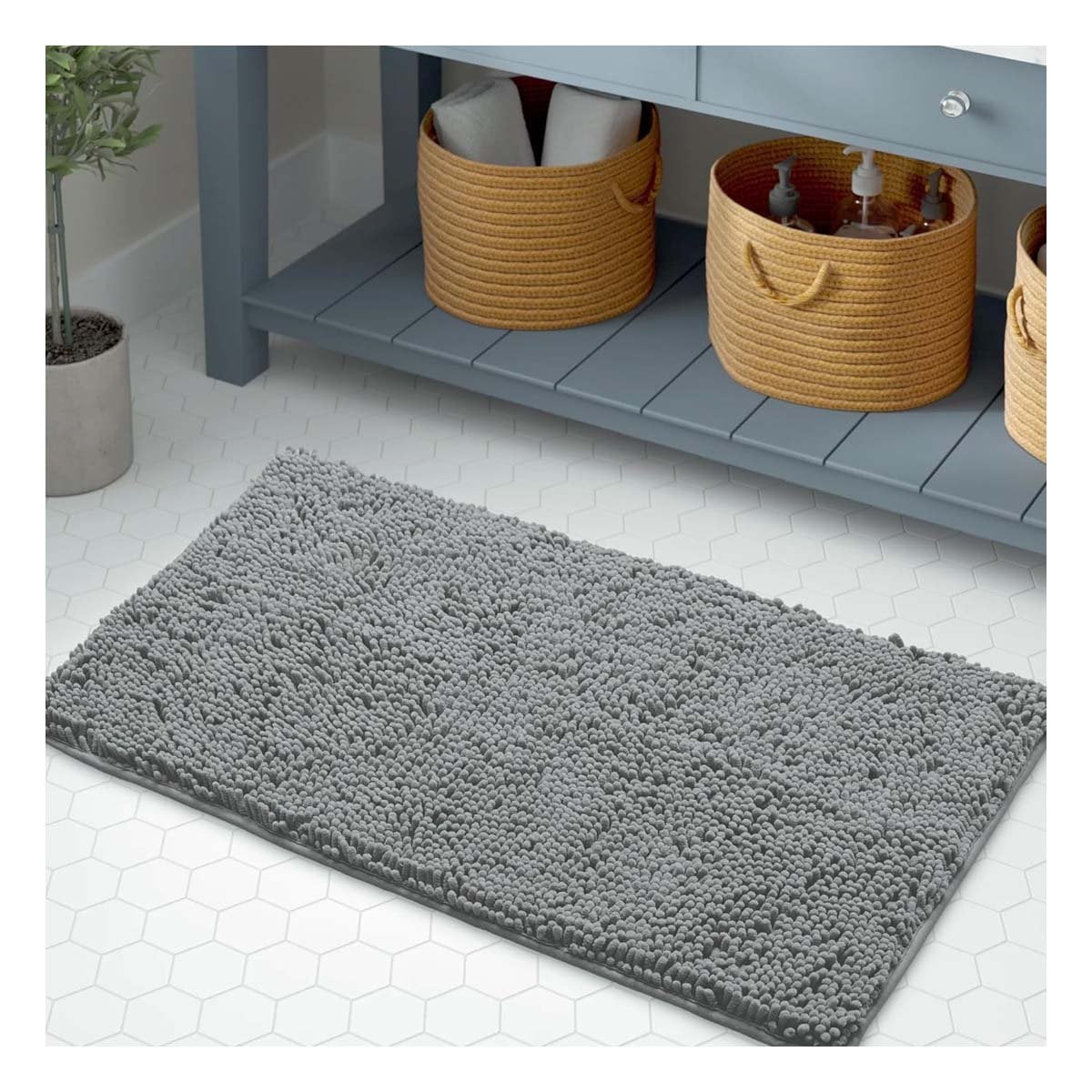 PACK2 CUBIERTA RECTANGULAR DE MICROFIBRA ABSORBENTE 40X60CM PLOMO CLARO SECADO RAPIDO - 3
