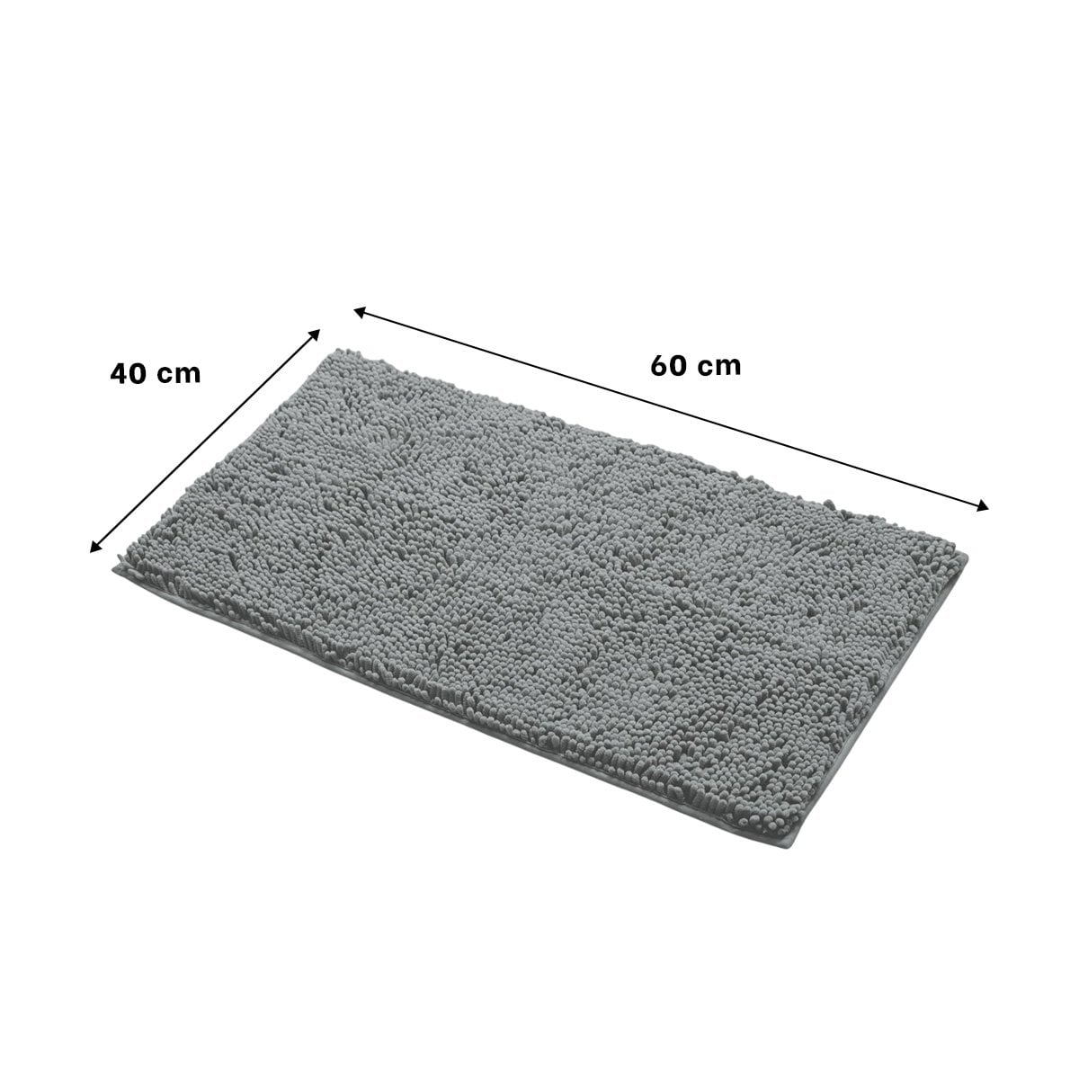 PACK2 CUBIERTA RECTANGULAR DE MICROFIBRA ABSORBENTE 40X60CM PLOMO CLARO SECADO RAPIDO - 4
