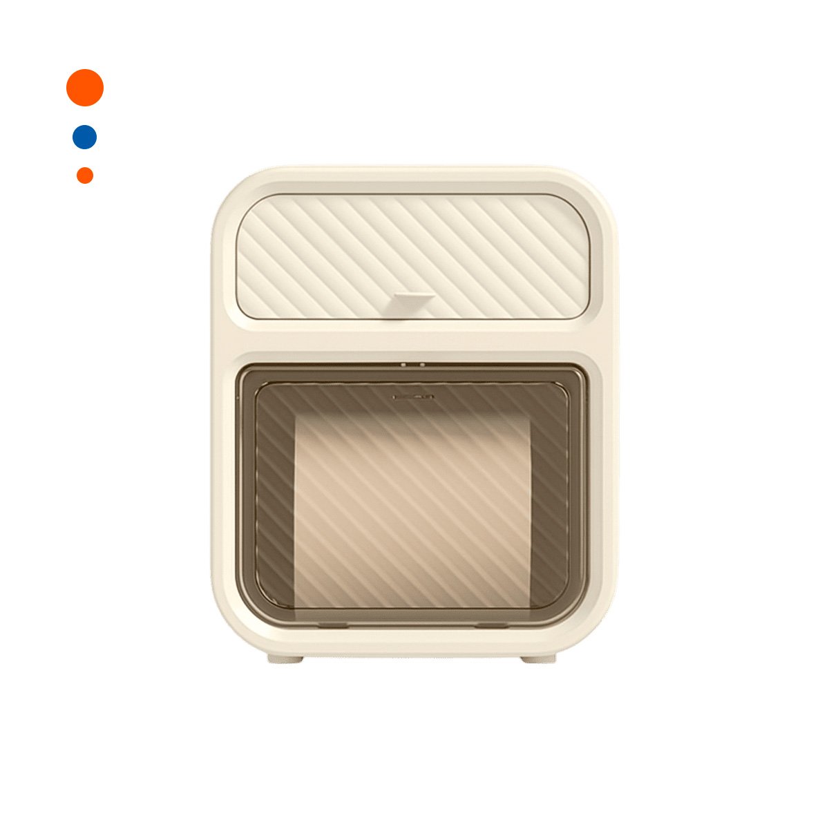 PACK2 BASE DISPENSADOR PAPEL HIGIENICO CON CAJON FORMATO BEIGE FUNCIONAL PRO YREGALO STICKER - 2