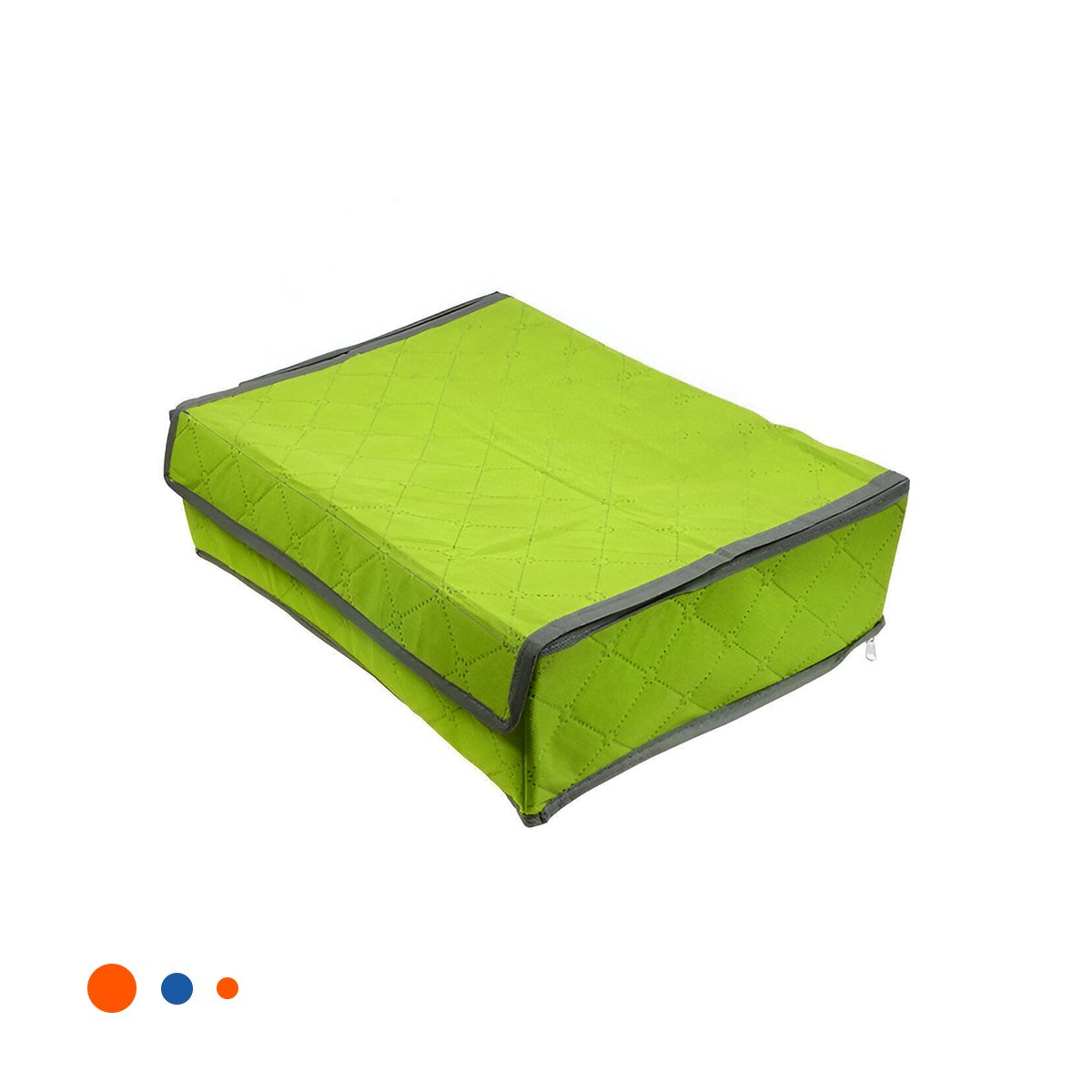 PACK12 ESTUCHE TEXTIL DE ROPA INTERIOR 24 DIVISIONES VERDE USO DIARIO MAX YREGALO STICKER - 2