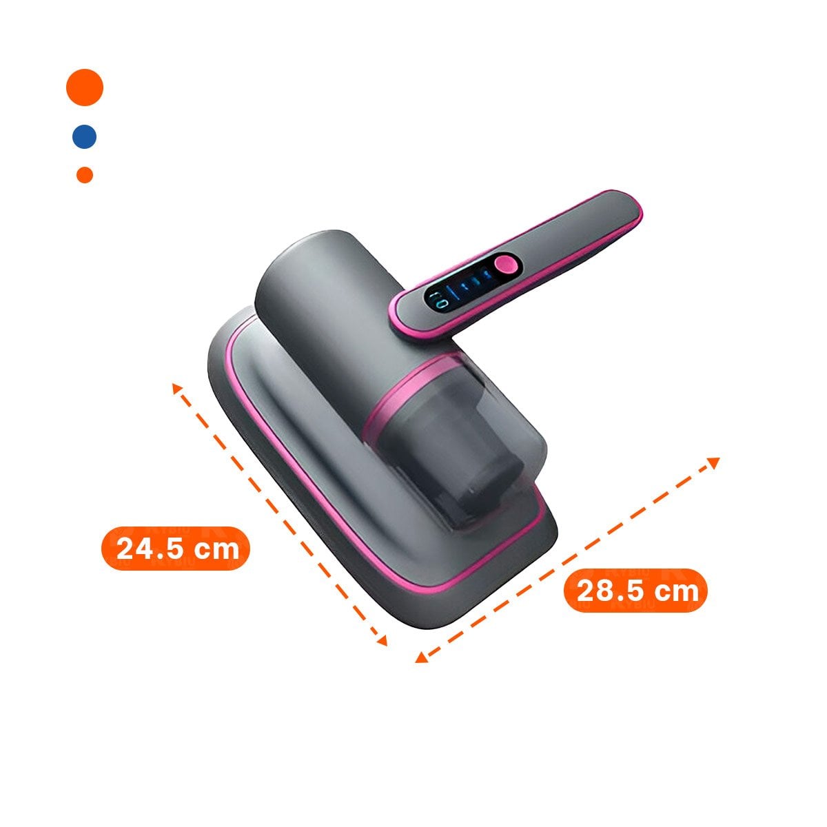 PACK4 EQUIPO COMPACTO PARA ACAROS EN PLOMO Y FUCSIA CON USO DIARIO EN CASA Y+REGALO STICKER - 4