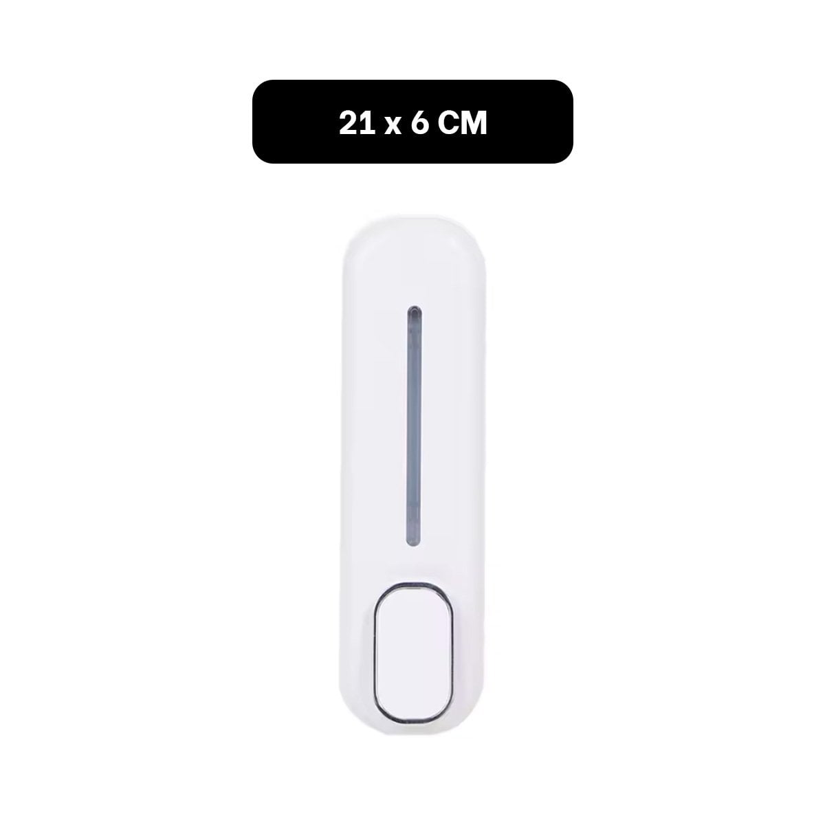 DOSIFICADOR DE JABON MANUAL 300ML FORMATO COMPACTO COLOR BLANCO Y+LIGAS REGALO - 4