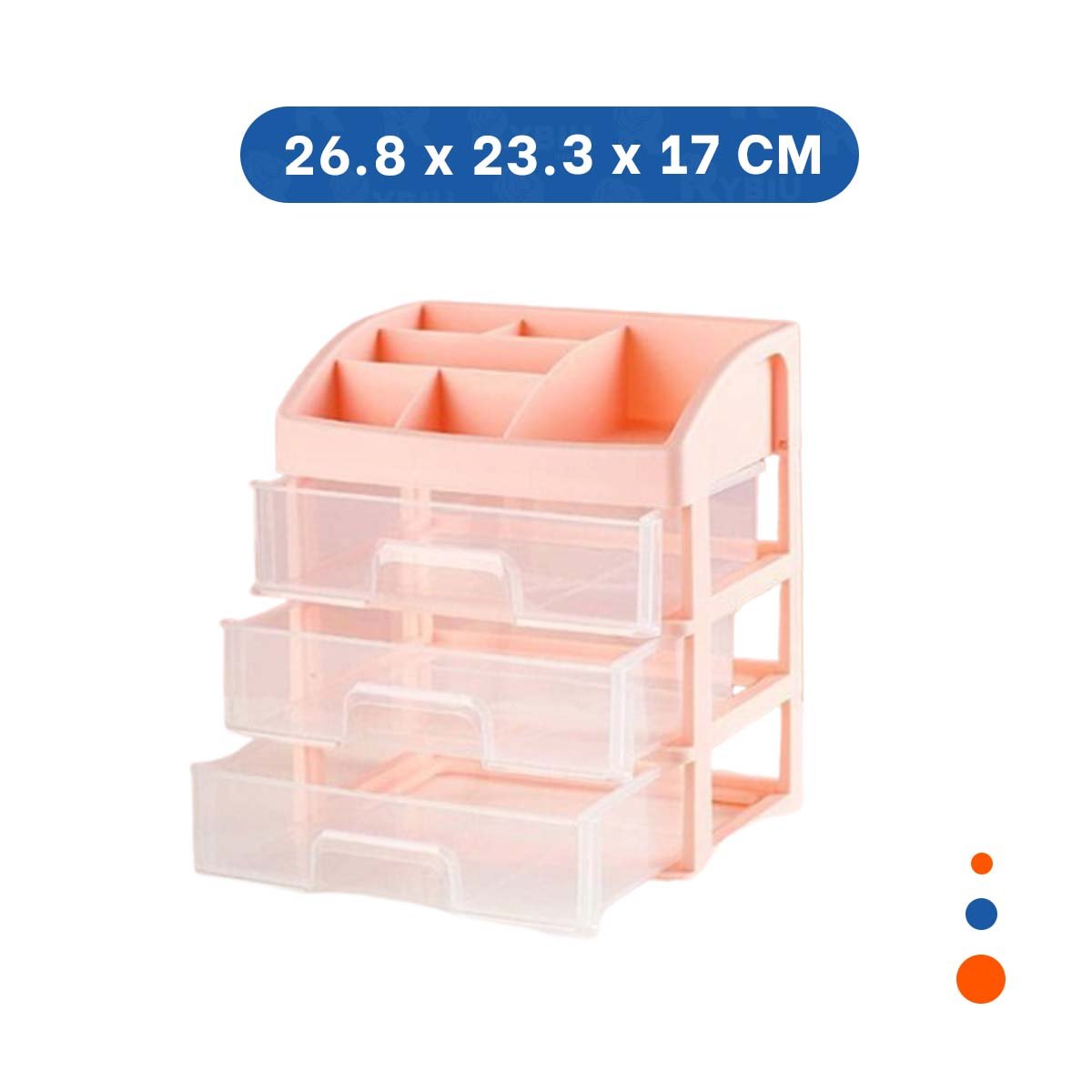 CAJONERA FUNCIONAL PARA PAPELERIA EN AREA DE TRABAJO BLANCA Y+LIGAS REGALO - 4