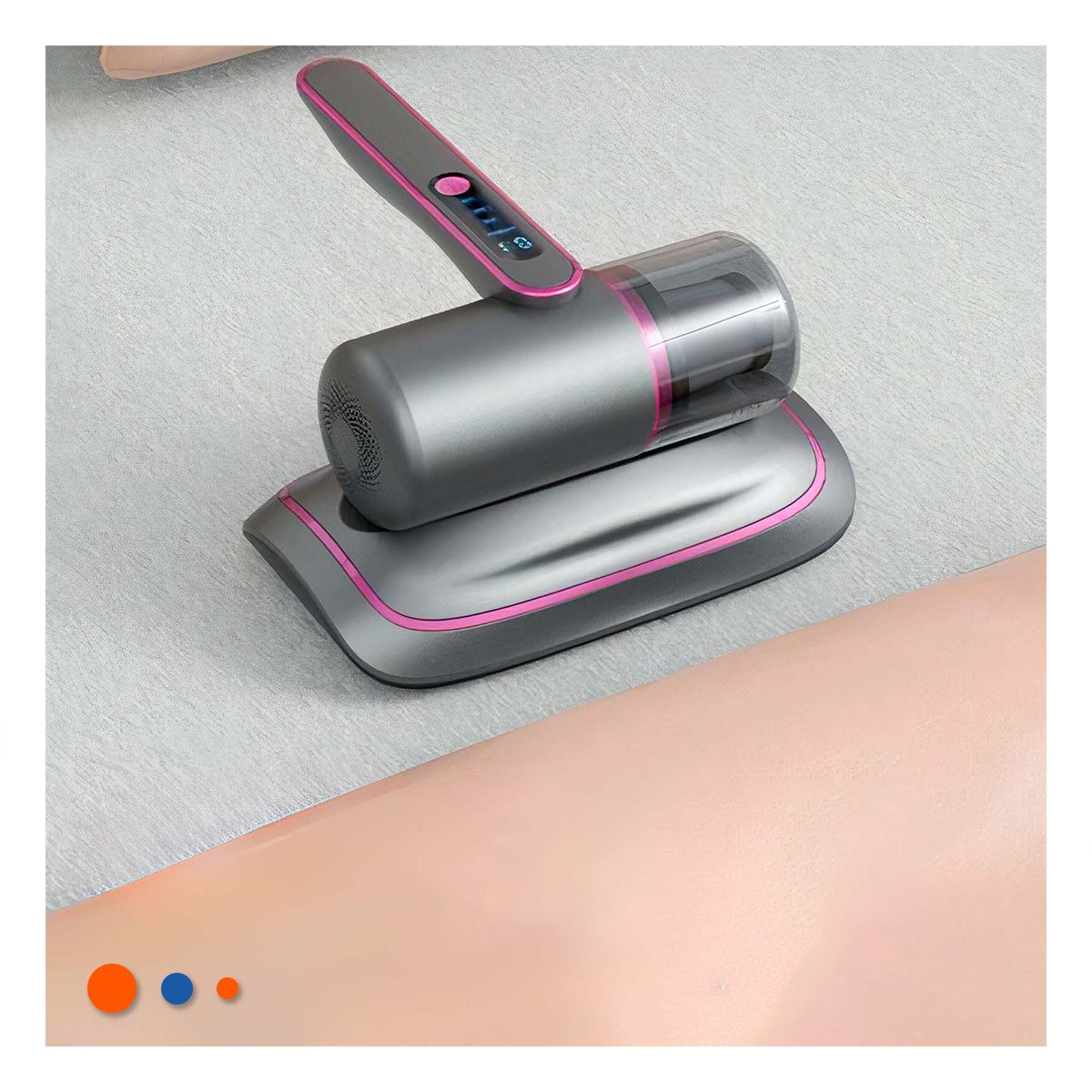 SISTEMA PARA ACAROS COLOR PLOMO Y FUCSIA CON USO DOMESTICO CONTINUO YREGALO STICKER - 2