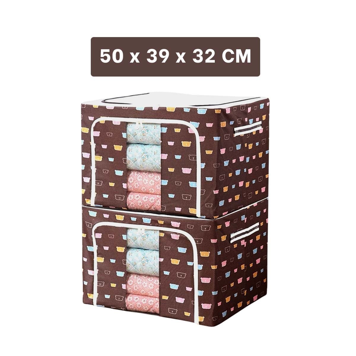 PACK2 ARCHIVADOR MULTIUSO PLEGABLE PARA HOGAR CON ESTAMPA OSOS YPAPEL REGALO - 4