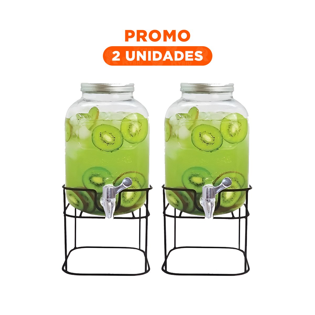 PACK2 EXPENDEDOR DE BEBIDAS 5L PARA HOGAR Y EVENTOS CON AMIGOS Y FAMILIA - 1