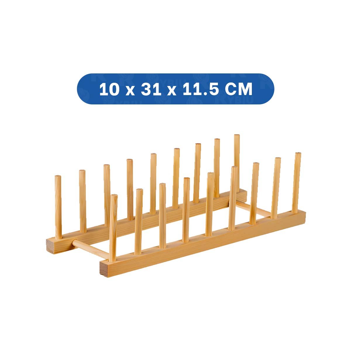 PACK12 MODULO ESTRUCTURADO DE BAMBU CON OCHO DIVISIONES COLOR MADERA Y+PAPEL REGALO - 4